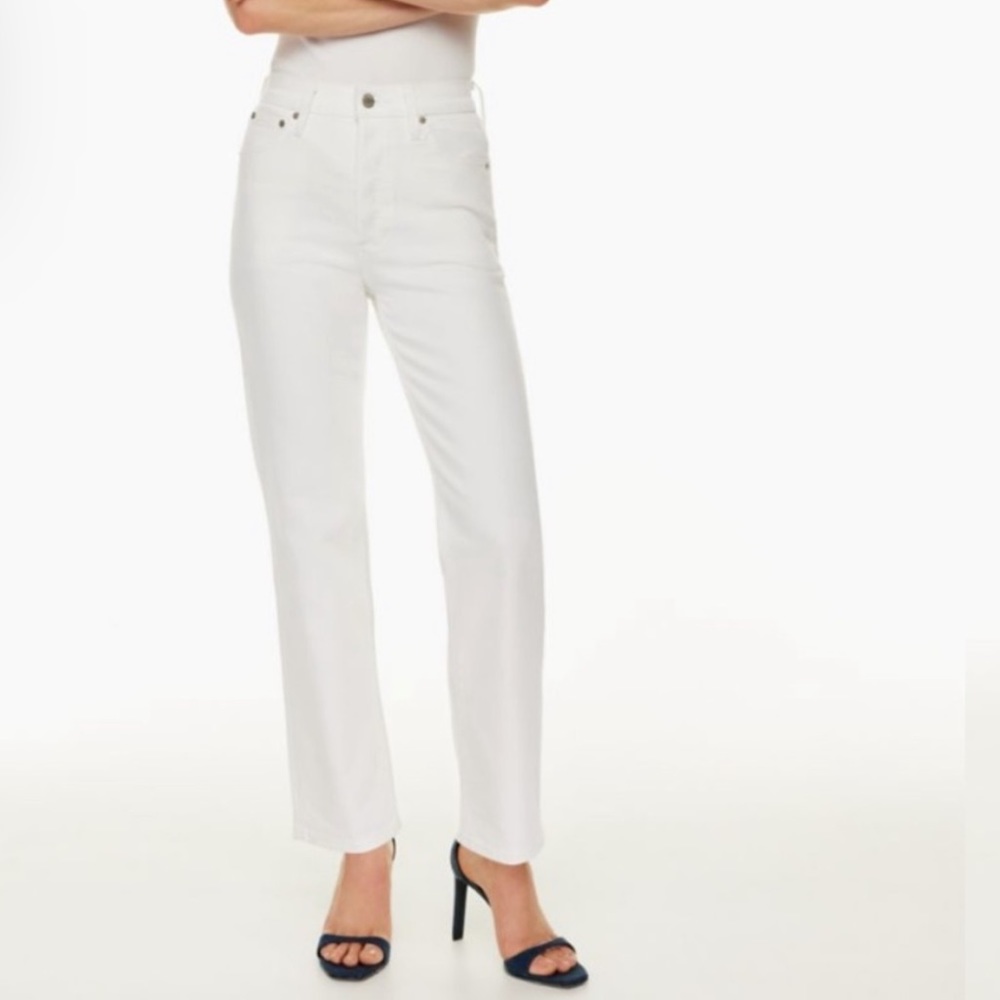 Aritzia 28L The Arlo High Rise Straight Jeans